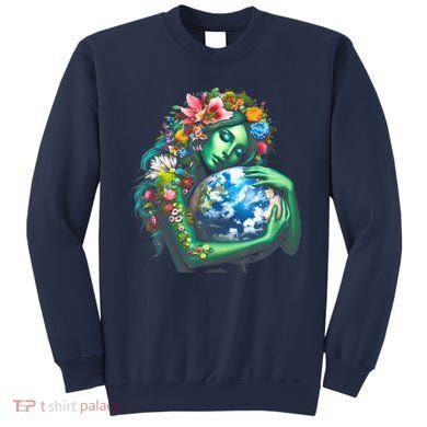 Green Mother Earth Day Sweatshirt