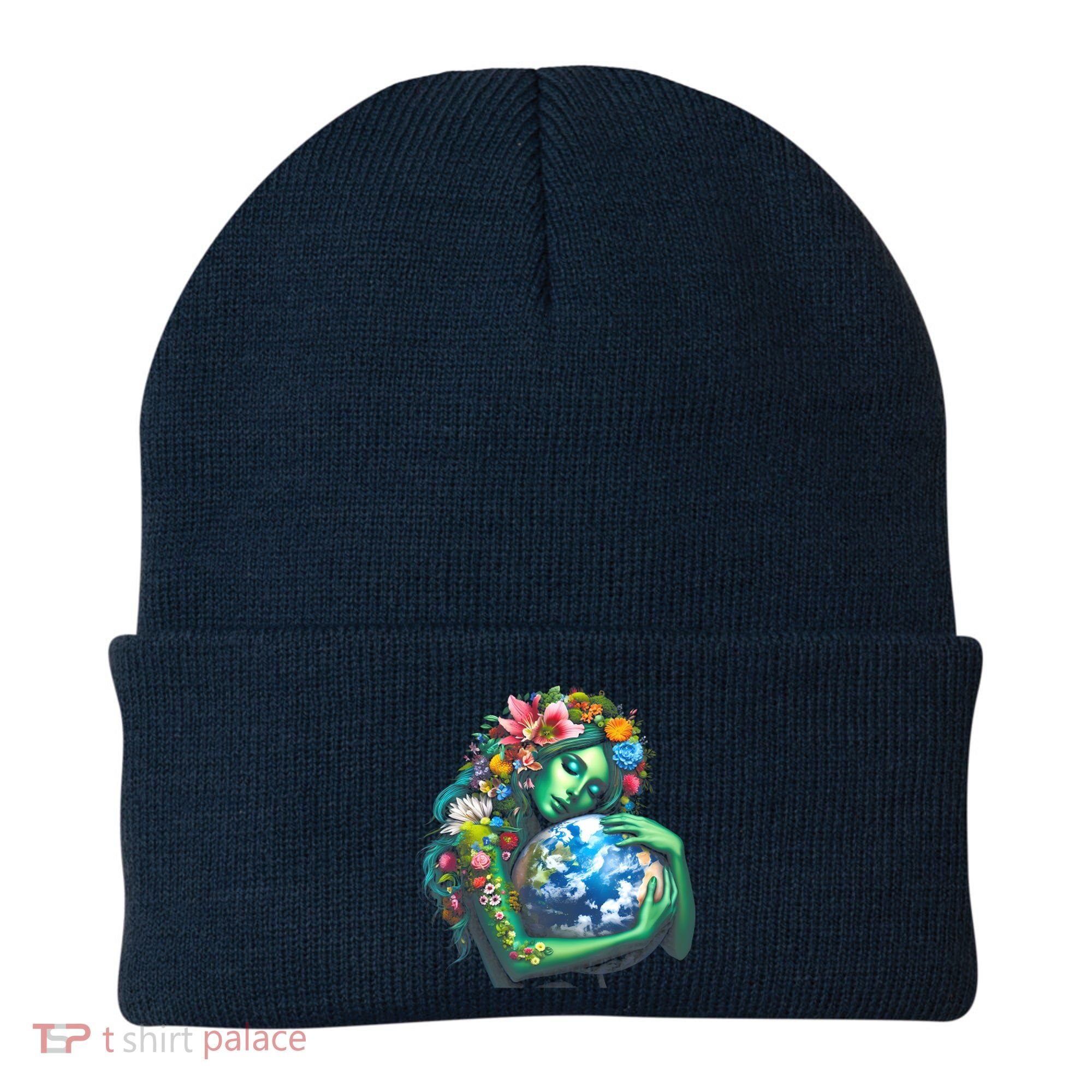 Green Mother Earth Day Beanie