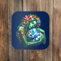 Green Mother Earth Day Coaster thumb 0