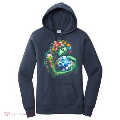 Green Mother Earth Day Women's Hoodie
