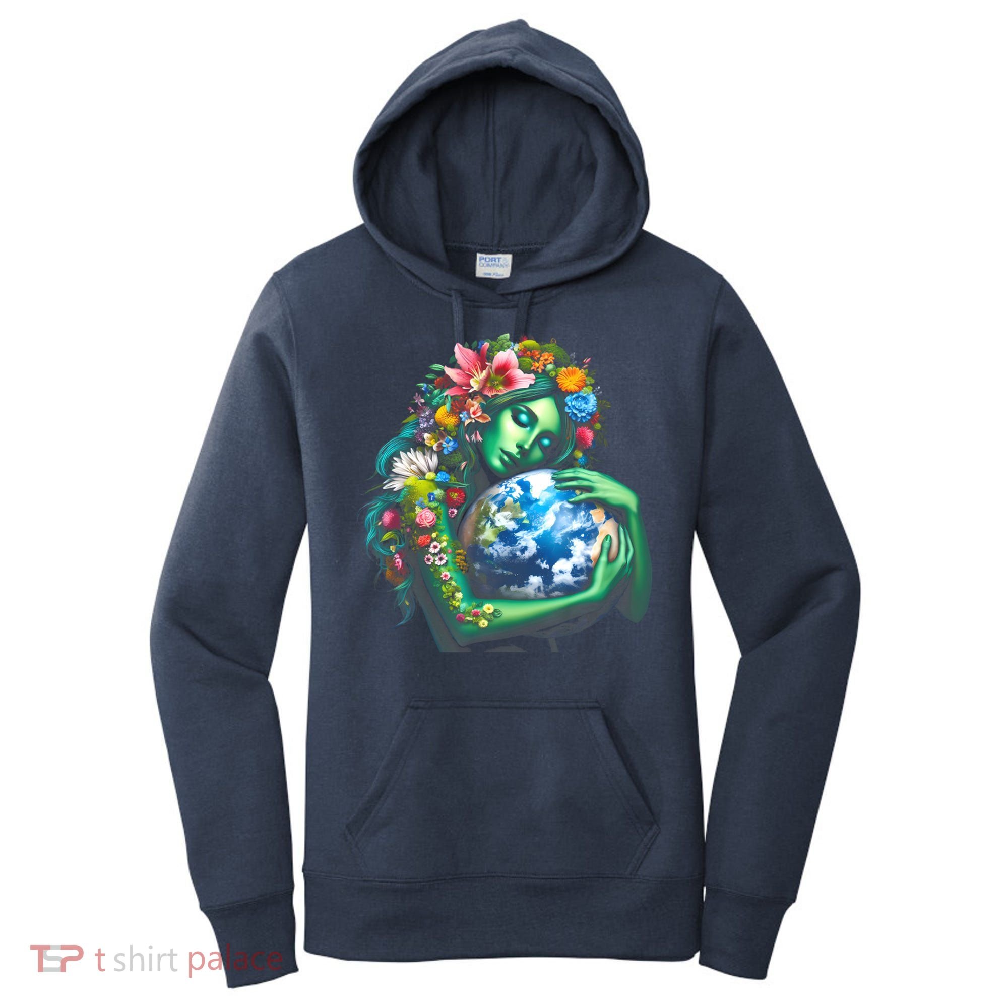 Green Mother Earth Day Women's Hoodie