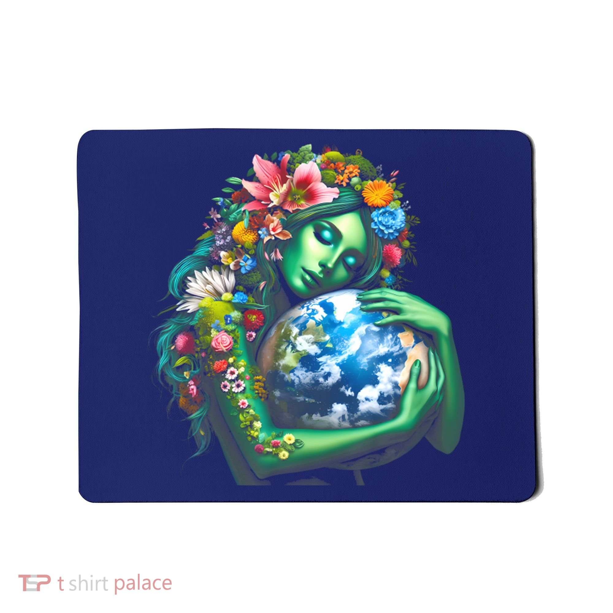 Green Mother Earth Day Mousepad
