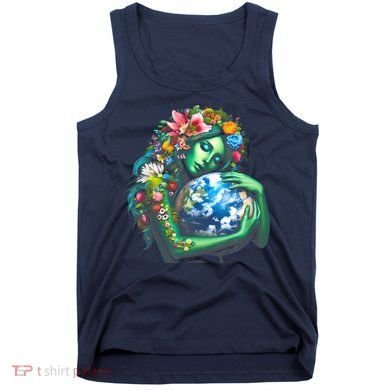Green Mother Earth Day Tank Top