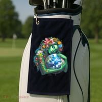 Green Mother Earth Day Golf Towel thumb 2