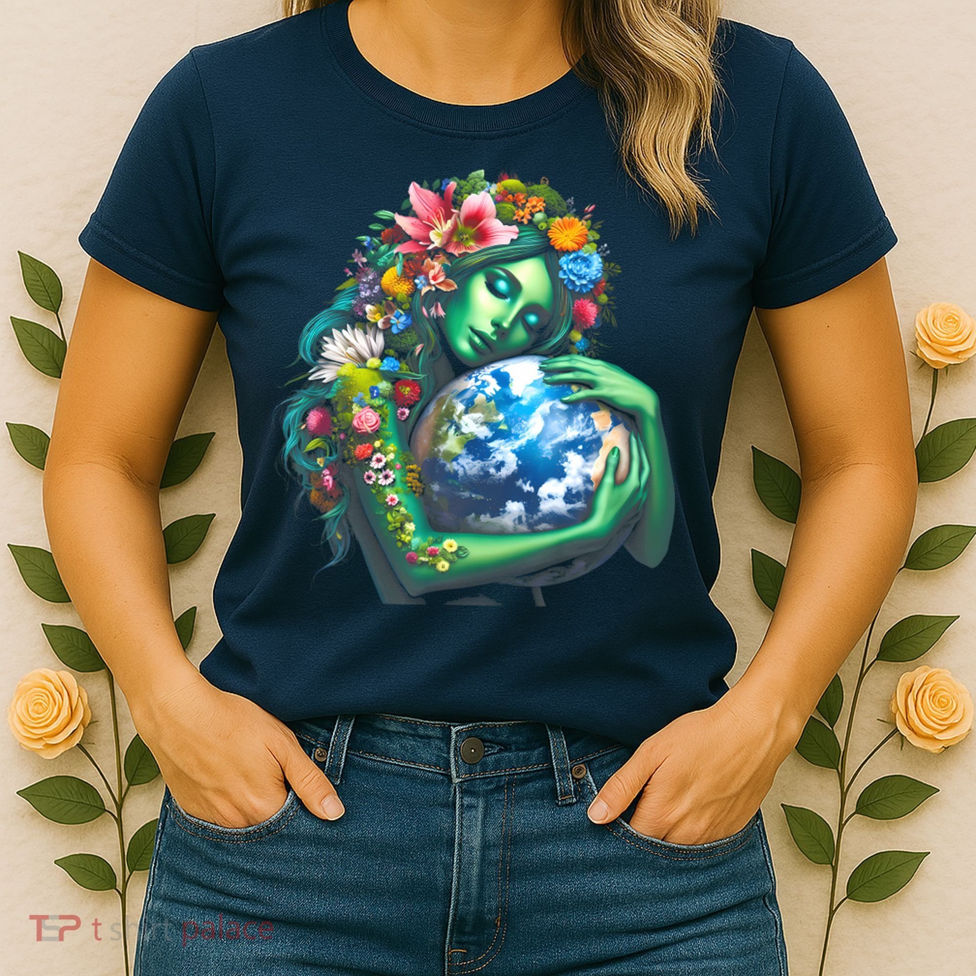 Green Mother Earth Day Women's T-Shirt