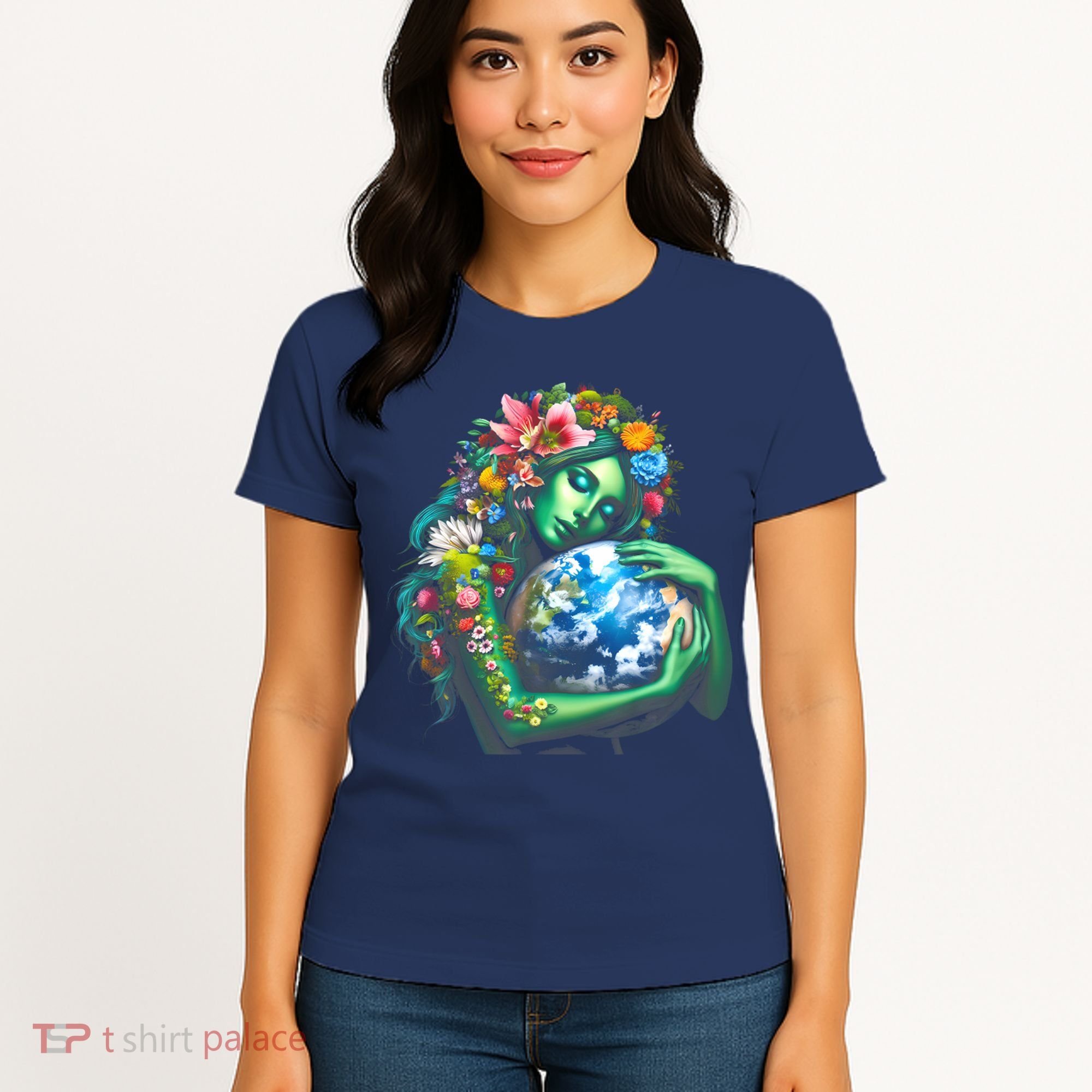 Green Mother Earth Day Women's T-Shirt