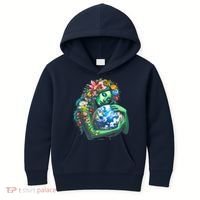 Green Mother Earth Day Kids Hoodie thumb 0