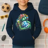 Green Mother Earth Day Kids Hoodie thumb 2