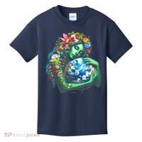 Green Mother Earth Day Kids T-Shirt thumb 0