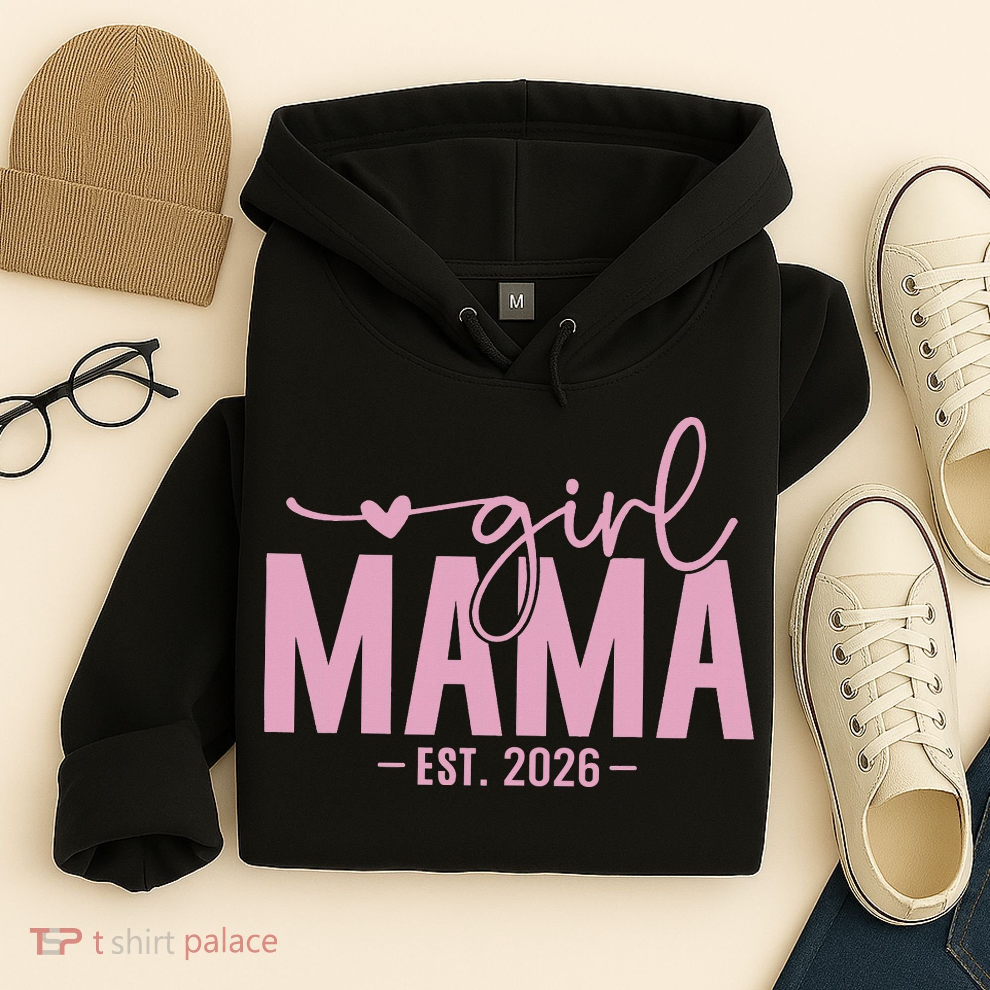 Girl Mama EST 2026 Hoodie