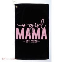 Girl Mama EST 2026 Golf Towel thumb 0