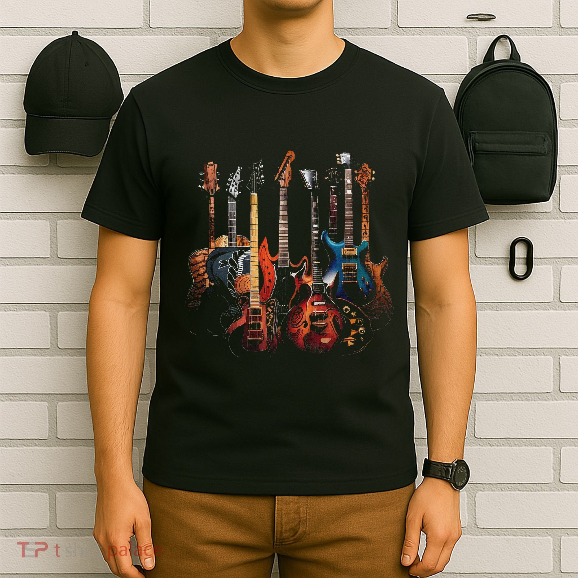 Guitar Musician Electric Guitars Player T-Shirt