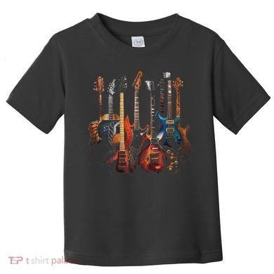 Guitar Musician Electric Guitars Player Toddler T-Shirt