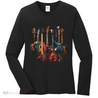 Guitar Musician Electric Guitars Player Women's Long Sleeve Shirt thumb 0