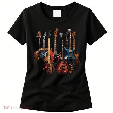 Guitar Musician Electric Guitars Player Women's T-Shirt