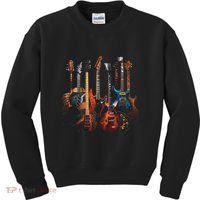Guitar Musician Electric Guitars Player Kids Sweatshirt thumb 0