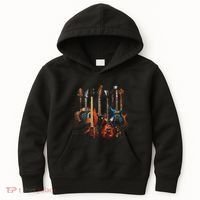 Guitar Musician Electric Guitars Player Kids Hoodie thumb 0