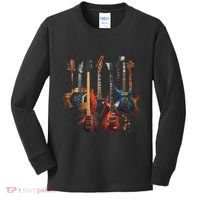 Guitar Musician Electric Guitars Player Kids Long Sleeve Shirt thumb 0