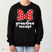 Grandma Mouse Family Vacation Funny Grandma Mouse Women's Sweatshirt thumb 0