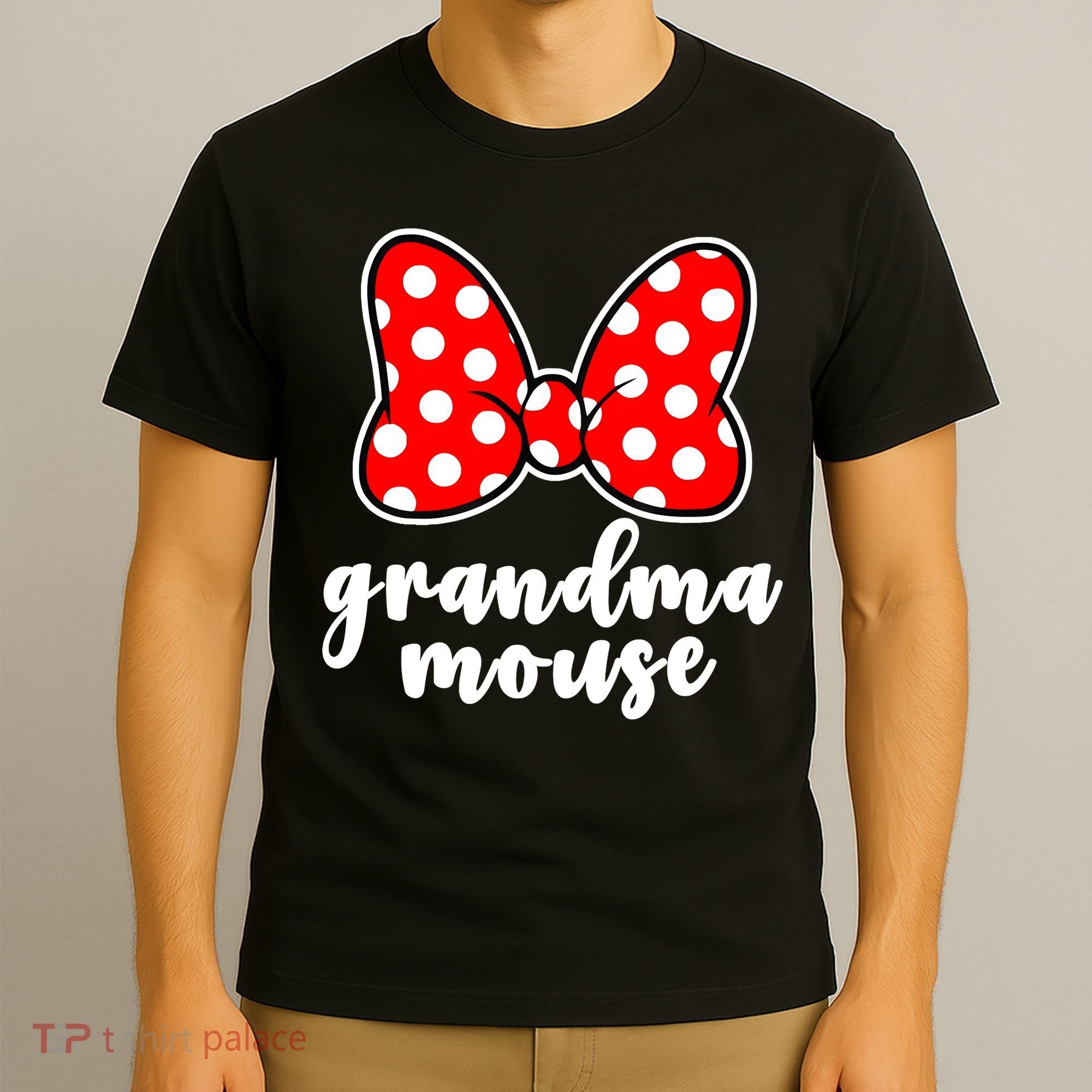 Grandma Mouse Family Vacation Funny Grandma Mouse T-Shirt