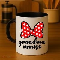 Grandma Mouse Family Vacation Funny Grandma Mouse Coffee Mug thumb 4