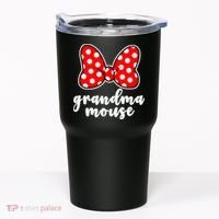 Grandma Mouse Family Vacation Funny Grandma Mouse Tumbler thumb 0
