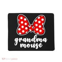 Grandma Mouse Family Vacation Funny Grandma Mouse Mousepad thumb 0