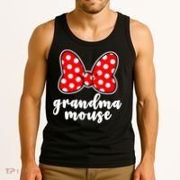 Grandma Mouse Family Vacation Funny Grandma Mouse Tank Top thumb 3