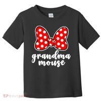 Grandma Mouse Family Vacation Funny Grandma Mouse Toddler T-Shirt thumb 0