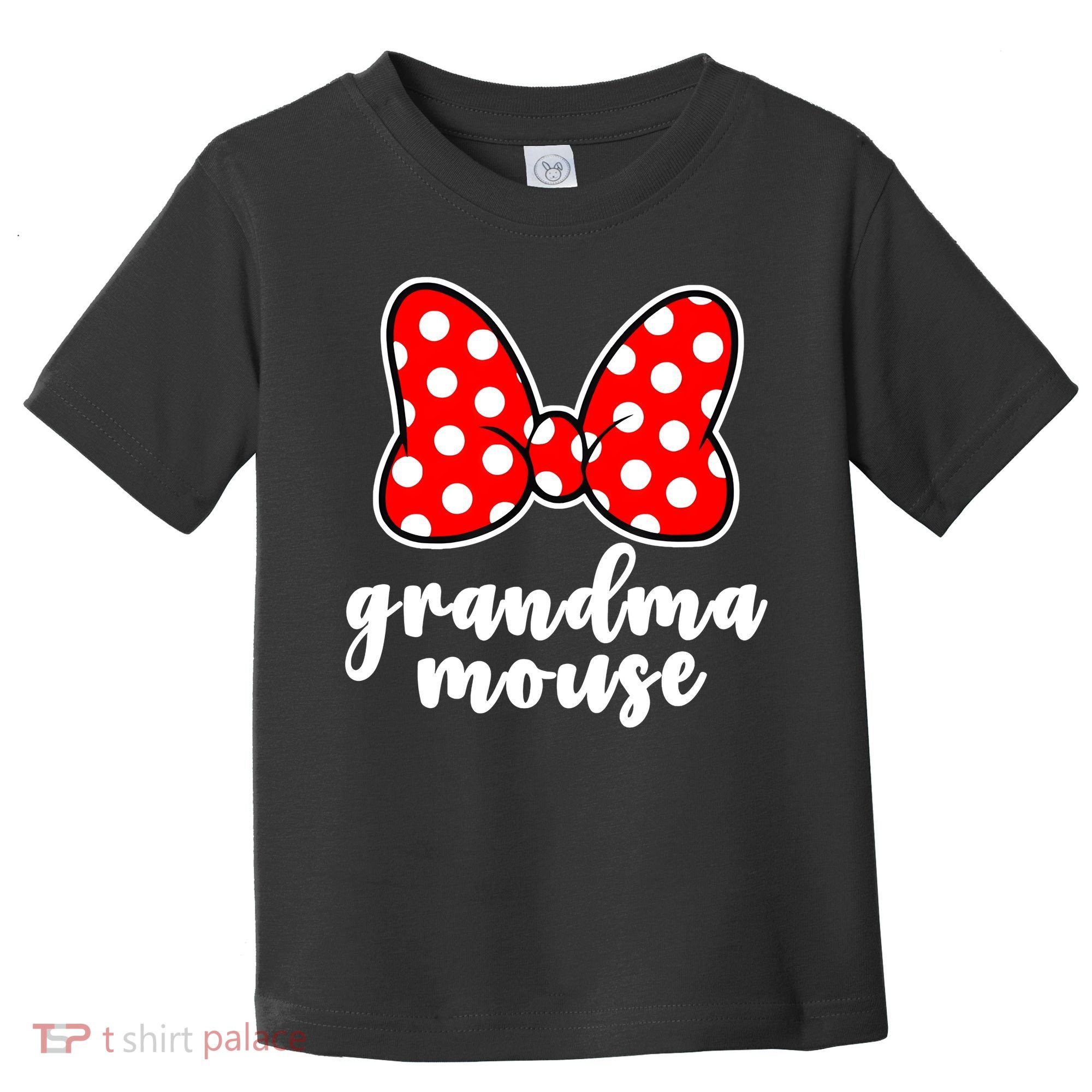 Grandma Mouse Family Vacation Funny Grandma Mouse Toddler T-Shirt