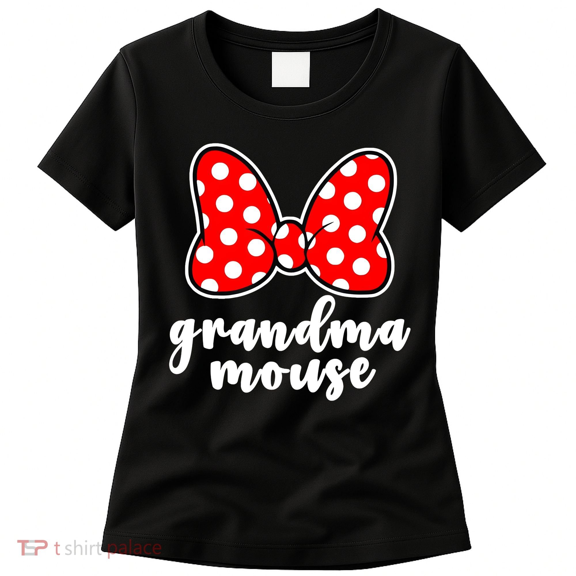 Grandma Mouse Family Vacation Funny Grandma Mouse Women's T-Shirt