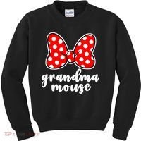 Grandma Mouse Family Vacation Funny Grandma Mouse Kids Sweatshirt thumb 0