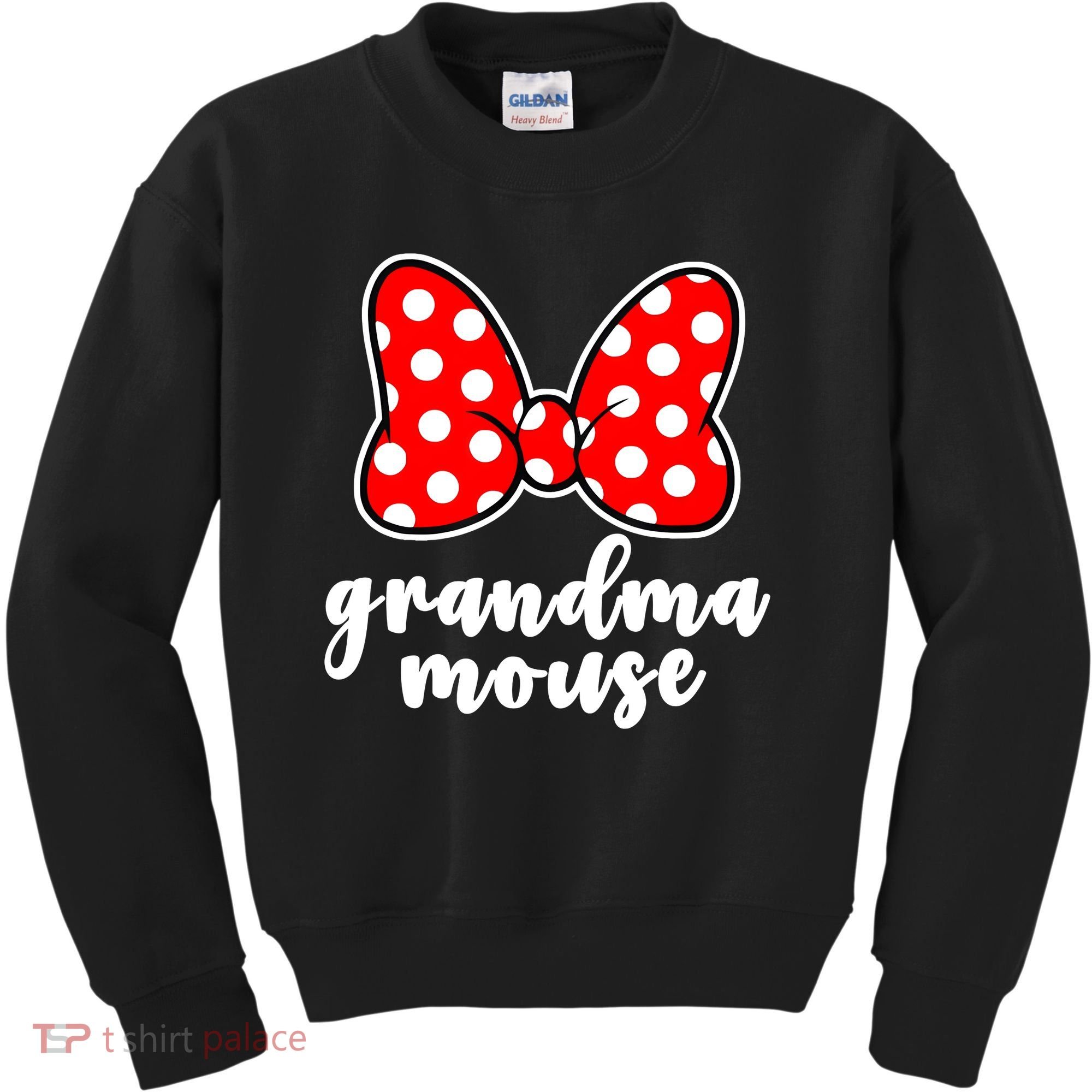 Grandma Mouse Family Vacation Funny Grandma Mouse Kids Sweatshirt
