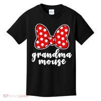 Grandma Mouse Family Vacation Funny Grandma Mouse Kids T-Shirt thumb 0