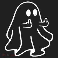 Ghost Middle Finger Funny Ghost Halloween Tumbler thumb 3