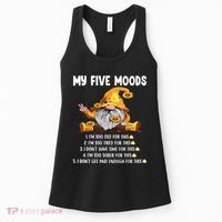 Gnome My Five Moods 1. IM Too Old For This Shit Women's Tank Top thumb 0