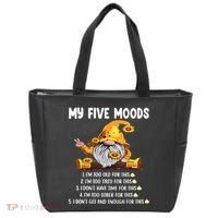 Gnome My Five Moods 1. IM Too Old For This Shit Tote Bag thumb 0
