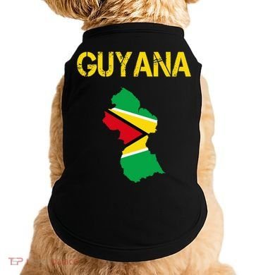 Guyana Map Flag Of Guyana Doggie Tank