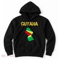 Guyana Map Flag Of Guyana Hoodie thumb 0