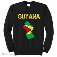 Guyana Map Flag Of Guyana Sweatshirt thumb 0