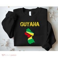 Guyana Map Flag Of Guyana Sweatshirt thumb 2