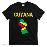 Guyana Map Flag Of Guyana T-Shirt thumb 0