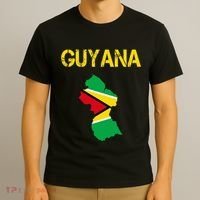 Guyana Map Flag Of Guyana T-Shirt thumb 3