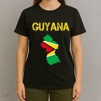 Guyana Map Flag Of Guyana T-Shirt thumb 4