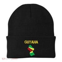 Guyana Map Flag Of Guyana Beanie thumb 0