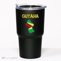 Guyana Map Flag Of Guyana Tumbler thumb 0