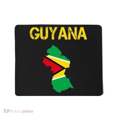 Guyana Map Flag Of Guyana Mousepad