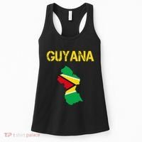 Guyana Map Flag Of Guyana Women's Tank Top thumb 0