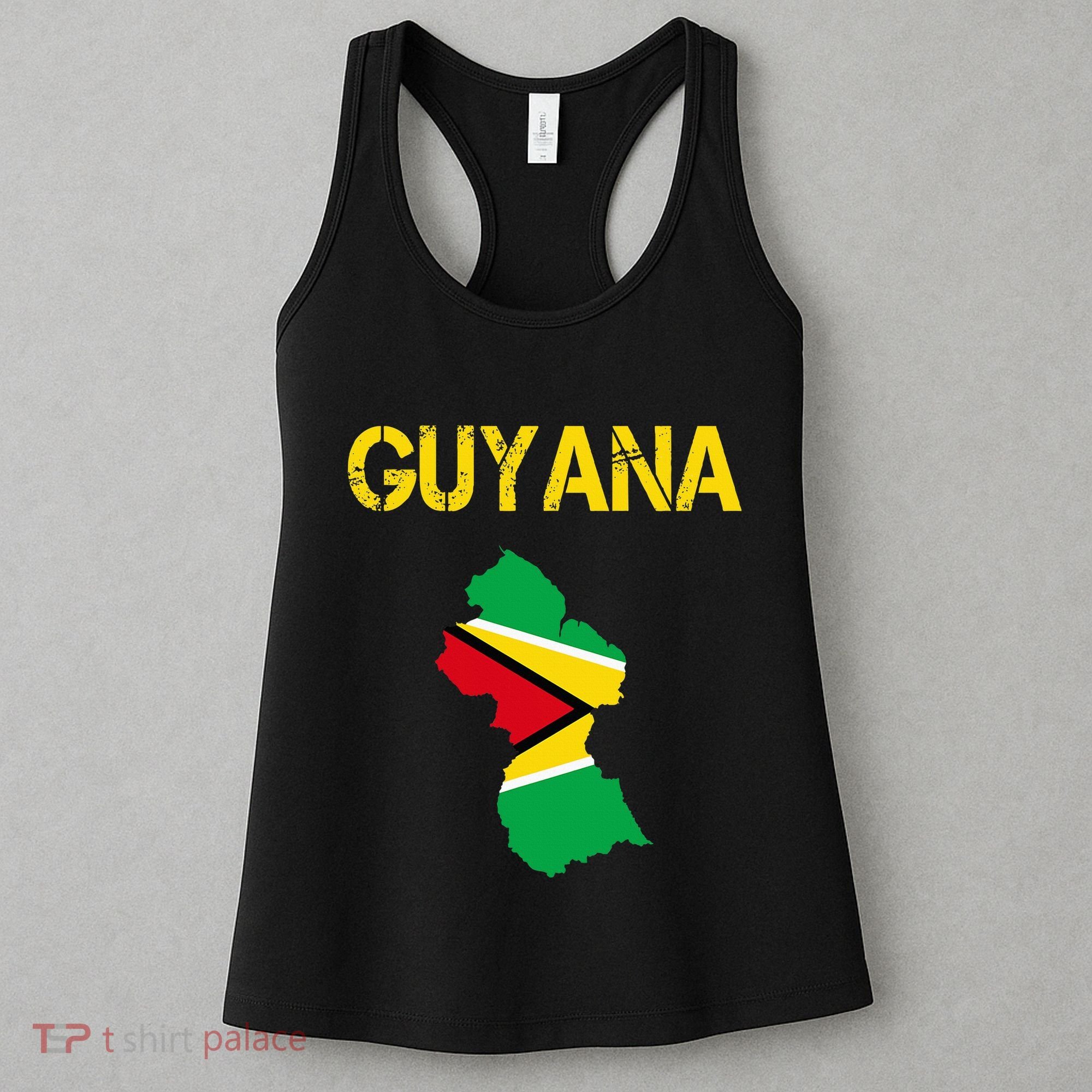 Guyana Map Flag Of Guyana Women's Tank Top