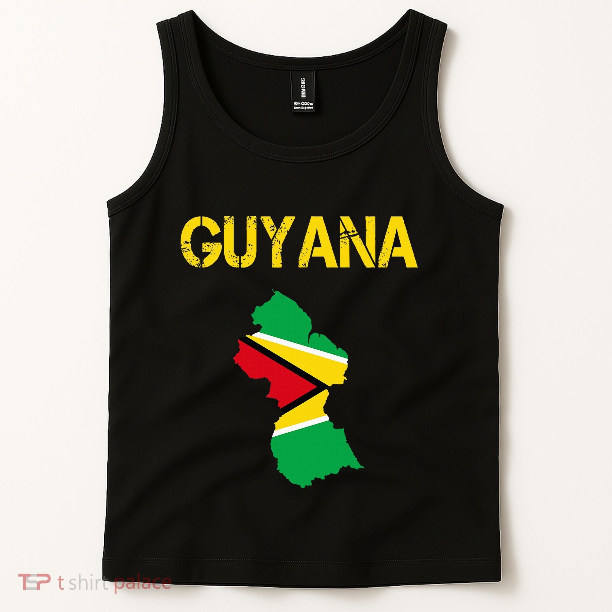 Guyana Map Flag Of Guyana Tank Top